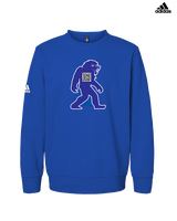 Goddard HS Powerlifting Silhouette Logo - Mens Adidas Crewneck