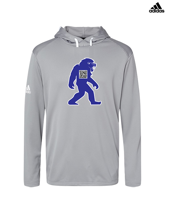 Goddard HS Powerlifting Silhouette Logo - Mens Adidas Hoodie