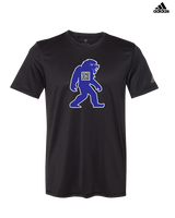 Goddard HS Powerlifting Silhouette Logo - Mens Adidas Performance Shirt