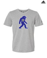 Goddard HS Powerlifting Silhouette Logo - Mens Adidas Performance Shirt