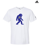 Goddard HS Powerlifting Silhouette Logo - Mens Adidas Performance Shirt
