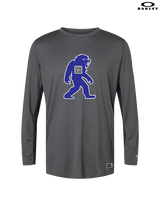 Goddard HS Powerlifting Silhouette Logo - Mens Oakley Longsleeve