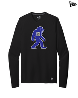 Goddard HS Powerlifting Silhouette Logo - New Era Performance Long Sleeve