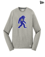 Goddard HS Powerlifting Silhouette Logo - New Era Performance Long Sleeve