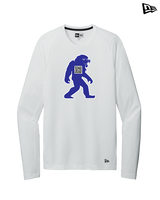 Goddard HS Powerlifting Silhouette Logo - New Era Performance Long Sleeve