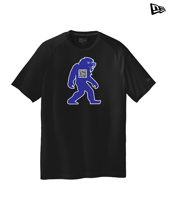 Goddard HS Powerlifting Silhouette Logo - New Era Performance Shirt