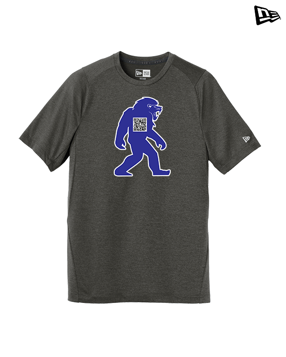 Goddard HS Powerlifting Silhouette Logo - New Era Performance Shirt