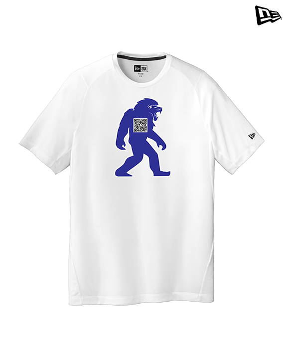 Goddard HS Powerlifting Silhouette Logo - New Era Performance Shirt