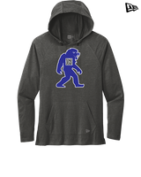 Goddard HS Powerlifting Silhouette Logo - New Era Tri-Blend Hoodie