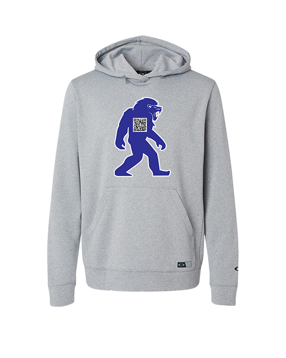 Goddard HS Powerlifting Silhouette Logo - Oakley Performance Hoodie