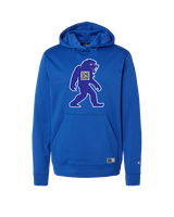 Goddard HS Powerlifting Silhouette Logo - Oakley Performance Hoodie