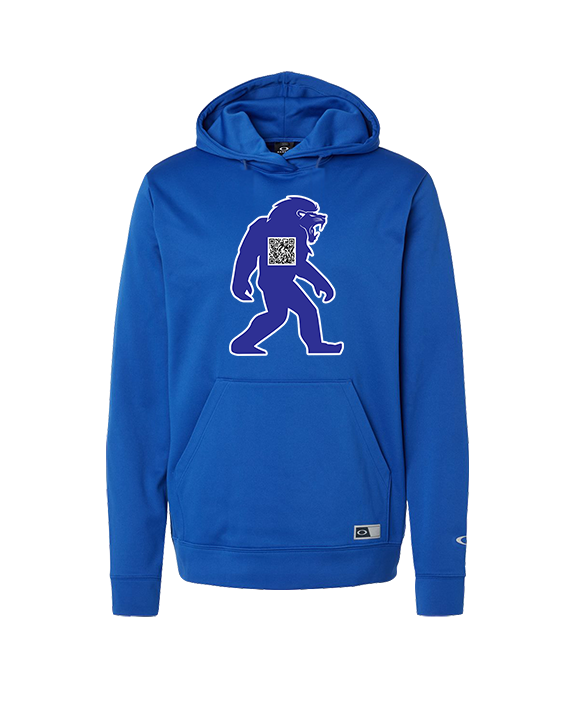 Goddard HS Powerlifting Silhouette Logo - Oakley Performance Hoodie