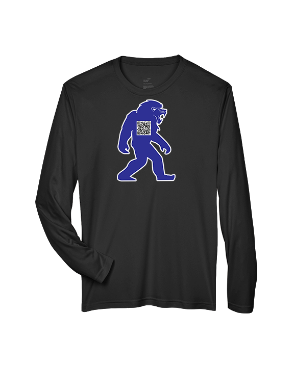 Goddard HS Powerlifting Silhouette Logo - Performance Longsleeve