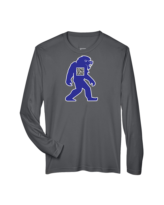 Goddard HS Powerlifting Silhouette Logo - Performance Longsleeve