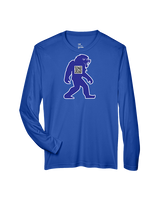 Goddard HS Powerlifting Silhouette Logo - Performance Longsleeve