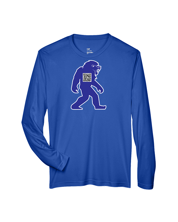 Goddard HS Powerlifting Silhouette Logo - Performance Longsleeve