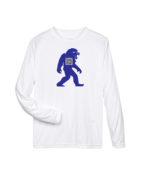 Goddard HS Powerlifting Silhouette Logo - Performance Longsleeve