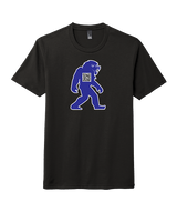 Goddard HS Powerlifting Silhouette Logo - Tri-Blend Shirt