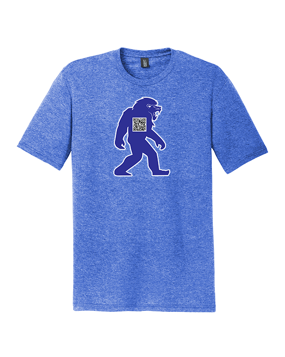 Goddard HS Powerlifting Silhouette Logo - Tri-Blend Shirt