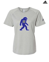 Goddard HS Powerlifting Silhouette Logo - Womens Adidas Performance Shirt
