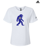 Goddard HS Powerlifting Silhouette Logo - Womens Adidas Performance Shirt