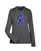 Goddard HS Powerlifting Silhouette Logo - Womens Performance Longsleeve