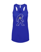 Goddard HS Powerlifting Silhouette Logo - Womens Tank Top
