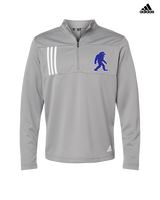 Goddard HS Powerlifting Silhouette Logo 01 - Mens Adidas Quarter Zip