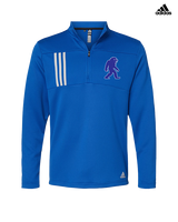 Goddard HS Powerlifting Silhouette Logo 01 - Mens Adidas Quarter Zip