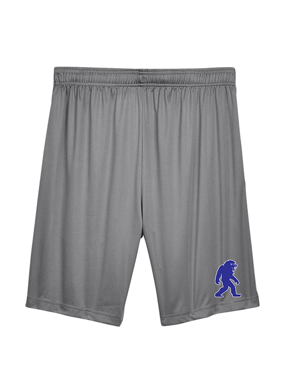 Goddard HS Powerlifting Silhouette Logo 01 - Mens Training Shorts with Pockets