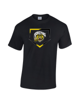 Godinez Fundamental HS Baseball Plate - Cotton T-Shirt