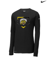 Godinez Fundamental HS Baseball Plate - Mens Nike Longsleeve