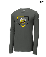 Godinez Fundamental HS Baseball Plate - Mens Nike Longsleeve