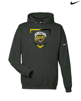 Godinez Fundamental HS Baseball Plate - Nike Club Fleece Hoodie