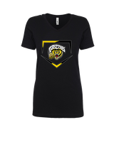 Godinez Fundamental HS Baseball Plate - Womens Vneck