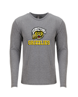 Godinez Fundamental HS Baseball Shadow - Tri-Blend Long Sleeve
