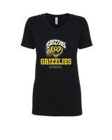 Godinez Fundamental HS Baseball Shadow - Womens Vneck