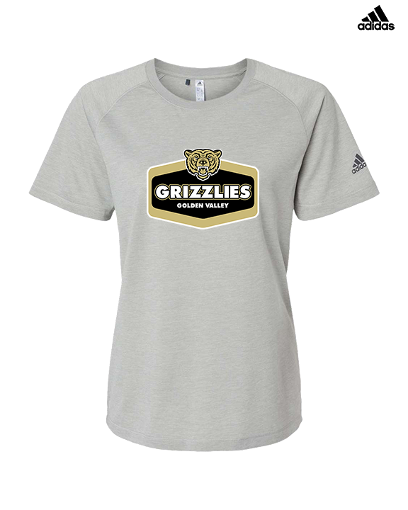 Golden Valley HS Baseball Board - Womens Adidas Performance Shirt