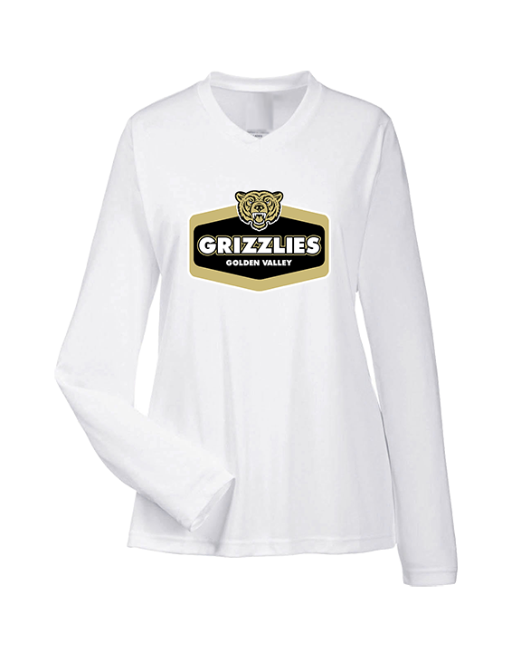 Golden Valley HS Baseball Board - Womens Performance Longsleeve