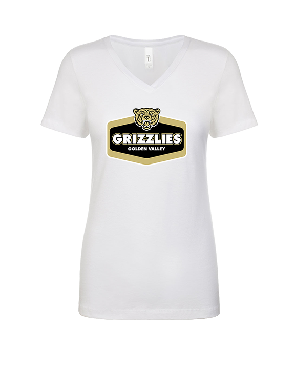 Golden Valley HS Baseball Board - Womens Vneck