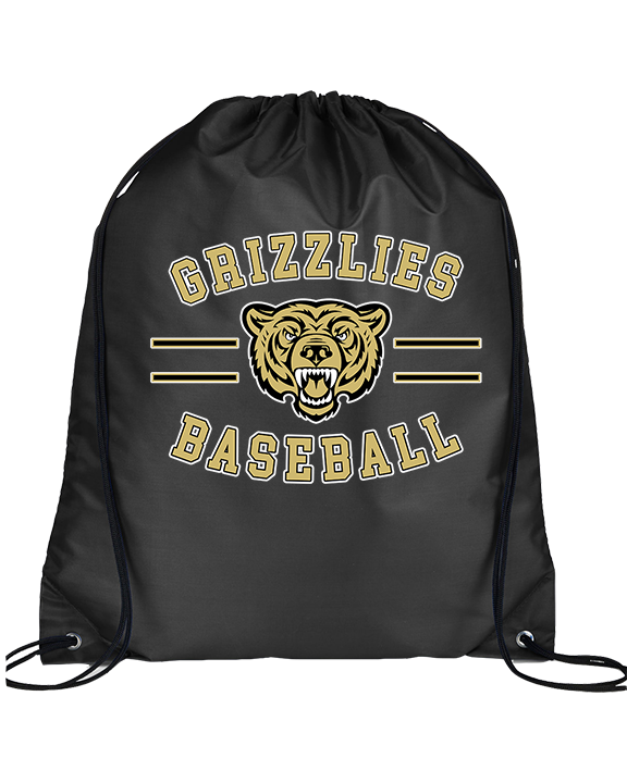 Golden Valley HS Baseball Curve - Drawstring Bag