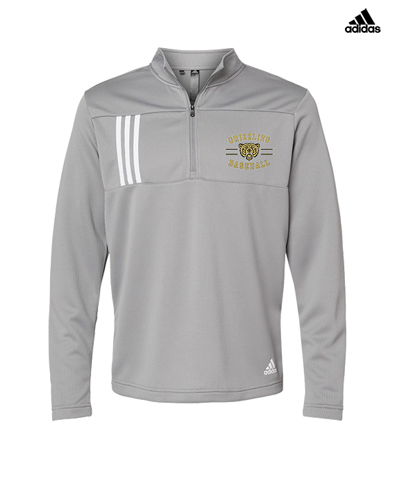 Golden Valley HS Baseball Curve - Mens Adidas Quarter Zip