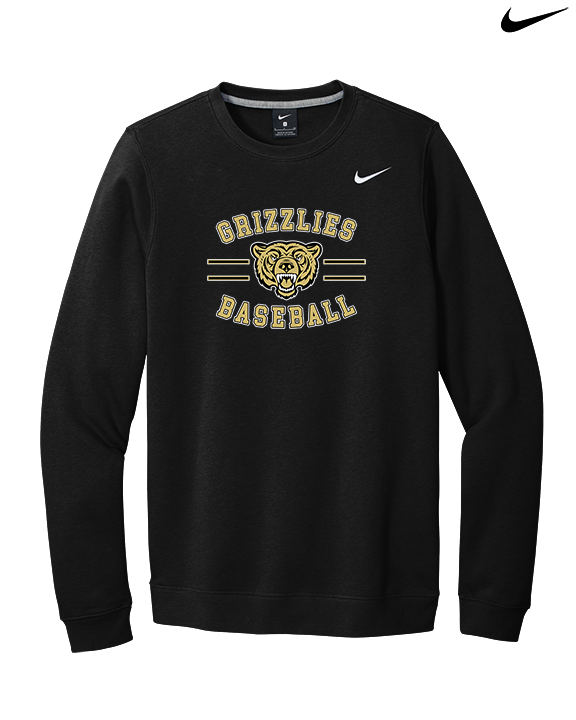 Golden Valley HS Baseball Curve - Mens Nike Crewneck