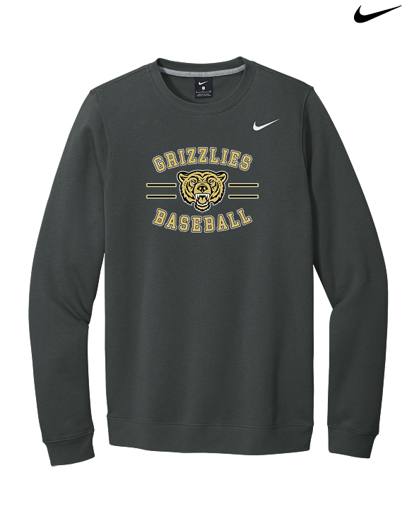 Golden Valley HS Baseball Curve - Mens Nike Crewneck