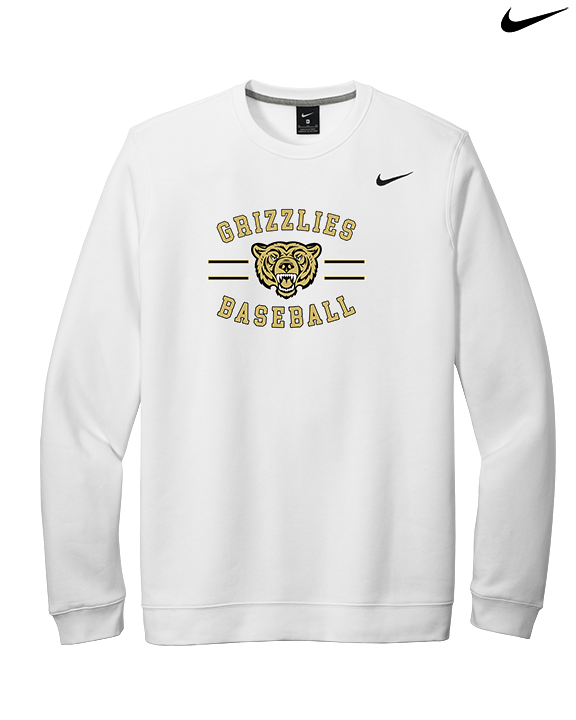 Golden Valley HS Baseball Curve - Mens Nike Crewneck