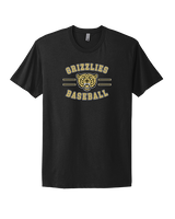 Golden Valley HS Baseball Curve - Mens Select Cotton T-Shirt