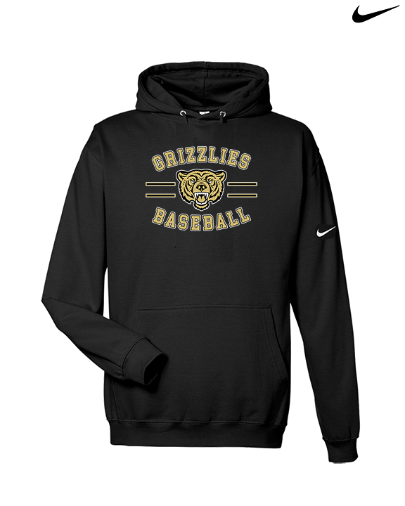 Golden Valley HS Baseball Curve - Nike Club Fleece Hoodie