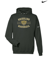 Golden Valley HS Baseball Curve - Nike Club Fleece Hoodie