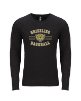 Golden Valley HS Baseball Curve - Tri-Blend Long Sleeve