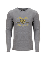 Golden Valley HS Baseball Curve - Tri-Blend Long Sleeve